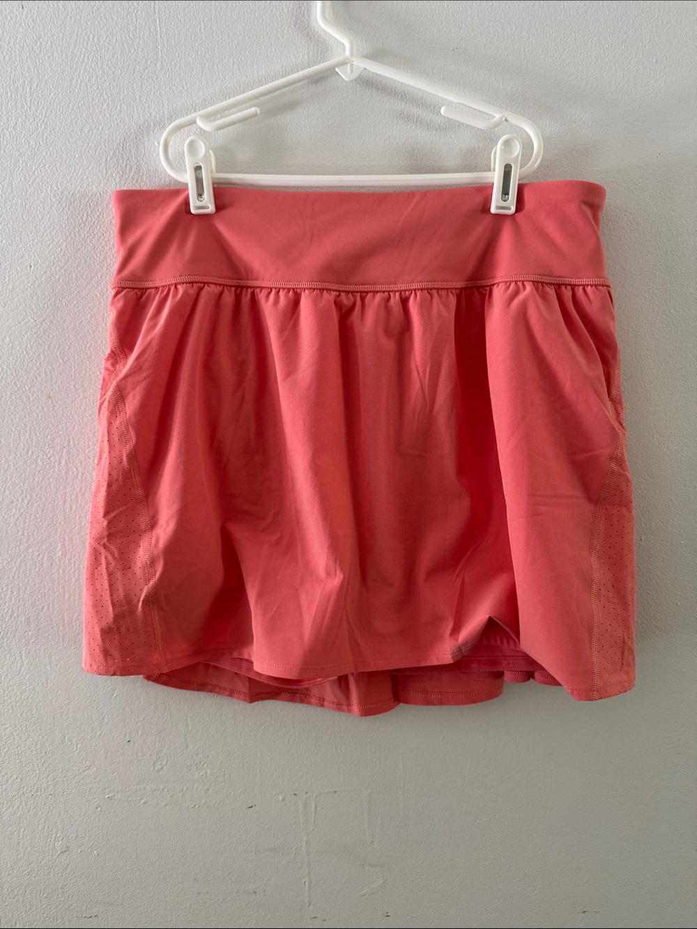 SPANX Coral Pink Get Moving Performance Skort Sz XL